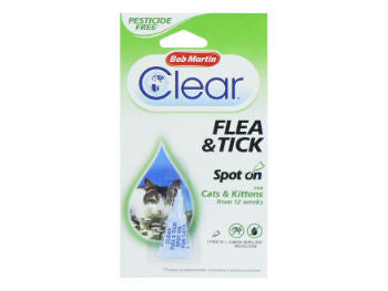 Martin Clear Spot On Flea Cat 4Wk